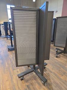 lot 11035 image: Rolling Metal Display Rack