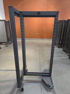 lot 11052 image: Industrial Mobile Storage Rack with Casters