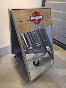 lot 11080 image: Harley-Davidson Footwear Store Display Stand