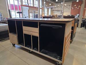 lot 11088 image: Commercial Service Desk with Adjustable Monitor Arm