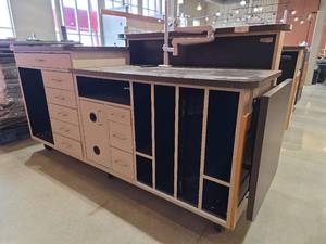 lot 11089 image: Commercial Multi-Tier Work Station with Casters