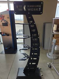 lot 11141 image: Khrome Werks Parts Display Rack