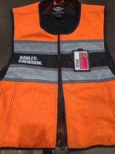 lot 9335 image: Harley-Davidson Hi-Vis Safety Vest - Size Large