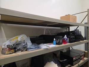 lot 11159 image: Lot of Office Supplies Including Paper Organizers, Trays and More
