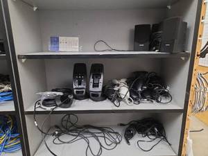 lot 11194 image: Compaq Computer Speaker System with Cables, Barcode Scanners and More