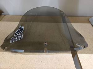 lot 11212 image: Klock Works Flare Windshield for 2014 Harley Batwing 2310-0478