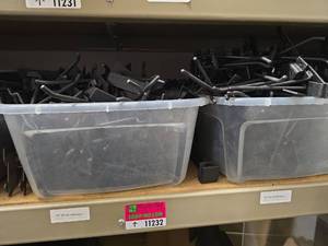 lot 11232 image: Retail Store Slatwall Display Hooks Of Varying Size