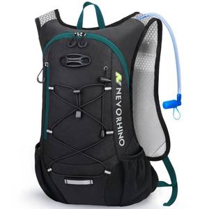 Lightweight Hydration Backpack, Running Backpack with 2L Water Bladder, Hydro Water Daypack for Cycling Hiking Rave for Men Women - Retail: $27