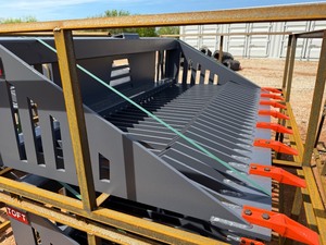 lot 4019 image: Unused TOFT Heavy Duty Grid Bucket 74 in (HSSB-74)