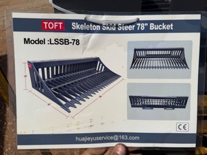 lot 4020 image: Unused TOFT Light Weight Grid Bucket 78 in (LSSB-78)