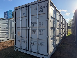 lot 4037 image: Unused 40ft High Cube Multi-Door Storage Container