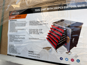 lot 4146 image: Unused Arteer Tools Trolley 258 Pcs (JS-RC07)