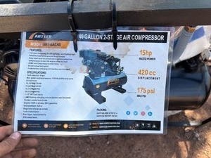 lot 4152 image: Unused Arteer Air Compressor (ART-GAC40)