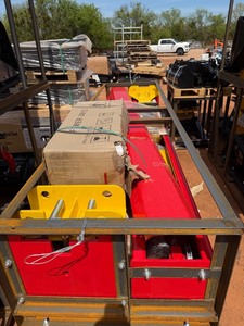 lot 4279 image: Unused AGT Two Post Base Plate Auto Lift