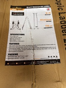 lot 4375 image: Unused Landhonor Extension Ladder (LHR-TL638)