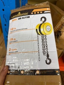 lot 4384 image: Unused Landhonor 2-Ton Lift Hand Chain Hoist (LHR-SL2T3M)