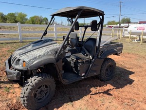 lot 4422 image: Axis 500 4x4 Side by Side  Gas Powered, High Output Engine, 577 miles, Winch Controller Included as well as Windshield Kit.  Runs and Drives Great