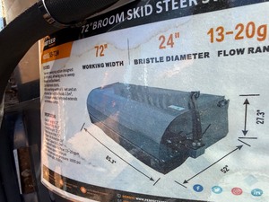 lot 4127 image: Unused Arteer 72 in Broom Skid Steer Sweeper (SS-72W)