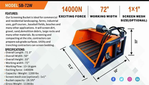 lot 4137 image: Unused Arteer 72 in Screening Bucket (SB-72W)