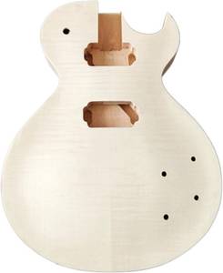 $86 Electric Guitar Body Set in Mahogany, Flamed Maple Top Setneck H-H