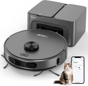 $959!! Robot Vacuum &amp; Mop 3-in-1 with Self-Emptying Base, 6000Pa suction