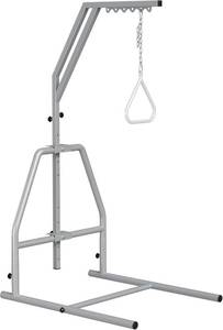 lot 2307 image: $150 Bed Trapeze Bar Adjustable 65 74 Freestanding Grab Bar, 300 lb