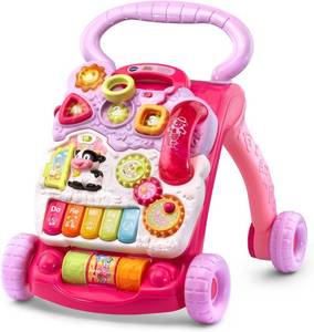 lot 2314 image: $48 VTech Sit-to-Stand Learning Walker, Pink