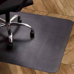 lot 2315 image: BROWN Office Chair Mat for Hardwood Floor, Anti-Slip, 47x35 in