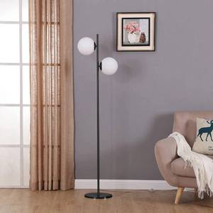 lot 2351 image: $90 Brightech 65-in Classic Black Tree Track Floor Lamp