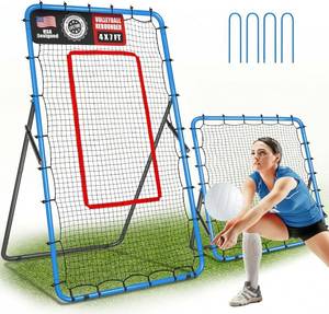 lot 2378 image: $70 2-in-1 Volleyball Rebounder Net, Adjustable 7 4 ft to 4 4 ft