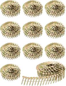 lot 2393 image: $51 3600-Count 15  Coil Roofing Nails, Round Head, 1-14 x .120
