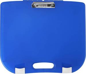 lot 2418 image: DEXAS Portable Lap Desk with Storage, Handle, Clip, 18x15.25x1.38
