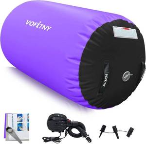lot 2486 image: $66 VOFiTNY Inflatable Gymnastics Air Mat Tumbling Track with Pump