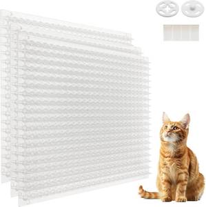 lot 2538 image: 12 Pack Cat Scat Mats with Spikes, IndoorOutdoor 16x13 in