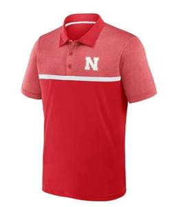 lot 2583 image: Nebraska Cornhuskers Mens Short Sleeve Polo Size L