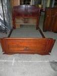 Antique Bed Frame and Wardrobe
