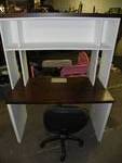 Wood Desk with Outlet