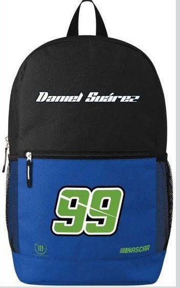 lot 1279 image: FOCO NASCAR&nbspDaniel Surez&nbspBig Logo Colorblock Backpack