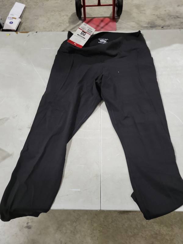 lot 5404 image: Members Mark Womens Everyday High-Rise Ankle Legging in black, size XL.