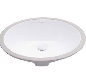 lot 8243 image: Monaco 19 Oval Under-Mount Bathroom Sink