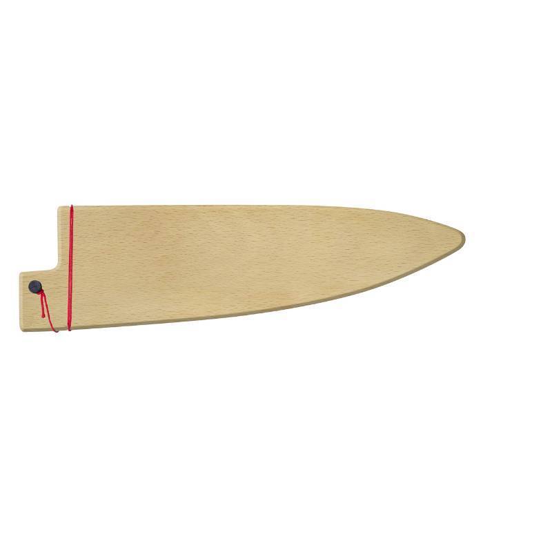 lot 9742 image: Shun Saya Sheath, Universal Fit for 7-8 Chef and Santoku Knives, Blonde Beech Wood, Knife Edge Guard for Professional and Home Chefs