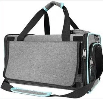 lot 9933 image: Cat Carrier Alaska Airline TSA Approved 17x11x9.5 Soft-Sided Small Pet Air Travel Carry Bag,