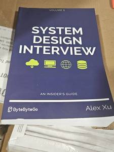 lot 10057 image: System Design Interview An Insiders Guide Volume 1 by Alex Xu