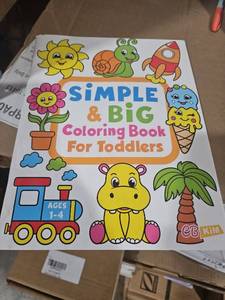 lot 10062 image: Simple & Big Coloring Book Collection for Toddlers