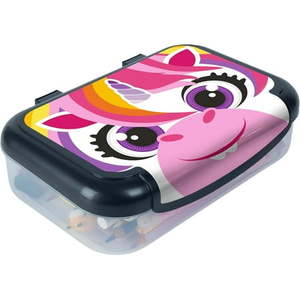 lot 10081 image: 2 Pack ZIPIT Recycled Plastic Pencil Box  Large Capacity Pencil Case  Durable Stationery Organizer Box  Unicorn