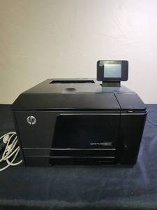 lot 219 image: HP LaserJet Pro 200 Color M251nw Printer - powers on, print function untested.  Last known to be working