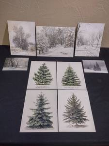 lot 343 image: Landscape and Conifer Botanical Prints