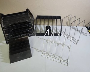 lot 454 image: Office Desktop Letter Trays and Folder Organizers