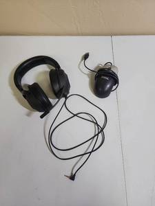 lot 457 image: Razer Gaming Headset with Microphone (3.5mm audio jack connection) and a Dell Mouse - untested