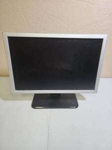 lot 460 image: Dell WideScreen LCD Monitor - no power cord included (uses modern standard monitor power cord).  Standard VGA and DVI connectivity ports.